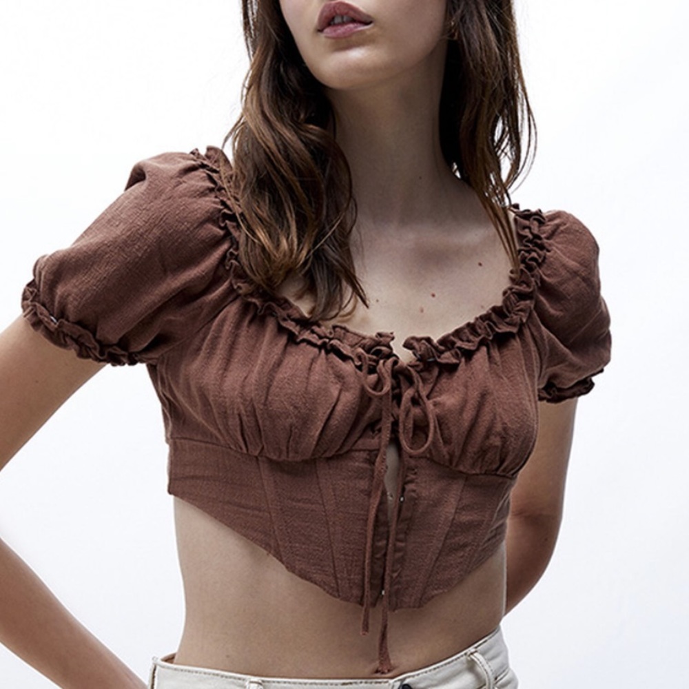 PacSun Corset Crop Top | Size Small